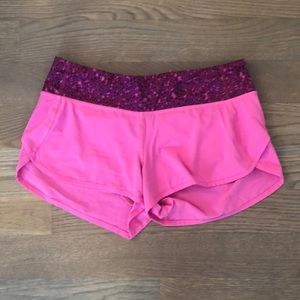 Pink Lululemon Shorts
